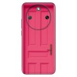 Cekuonline Honor Magic 8 Lite ile Uyumlu Kılıf, Pembe Kapı Temalı Desenli, Darbe Emici Silikon