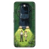 Cekuonline Honor Magic 8 Lite ile Uyumlu Kılıf, Sen ve Ben Temalı Desenli, Darbe Emici Silikon