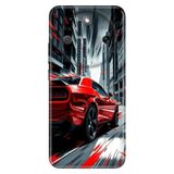 Cekuonline Honor Magic 8 Lite ile Uyumlu Kılıf, Son Sürat Temalı Desenli, Darbe Emici Silikon