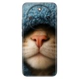 Cekuonline Honor Magic 8 Lite ile Uyumlu Kılıf, Street Cat Temalı Desenli, Darbe Emici Silikon