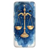 Cekuonline Honor Magic 8 Lite ile Uyumlu Kılıf, Terazi Burcu Temalı Desenli, Darbe Emici Silikon