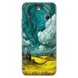 Cekuonline Honor Magic 8 Lite ile Uyumlu Kılıf, Toscana Temalı Desenli, Darbe Emici Silikon