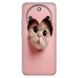 Cekuonline Honor Magic 8 Lite ile Uyumlu Kılıf, Yaramaz Kedi Temalı Desenli, Darbe Emici Silikon