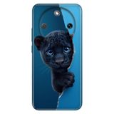 Cekuonline Honor Magic 8 Lite ile Uyumlu Kılıf, Yavru Panter Temalı Desenli, Darbe Emici Silikon