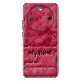 Cekuonline Honor Magic 8 Lite ile Uyumlu My Phone Temalı Desenli Darbe Emici Silikon Kılıf, Çok Renkli