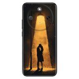 Cekuonline Honor Magic 8 Lite ile Uyumlu Silikon Kılıf, Valentine Temalı Desenli, Darbe Emici, Çok Renkli