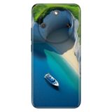 Cekuonline Honor Magic 8 Lite ile Uyumlu Tulum Temalı Desenli Darbe Emici Silikon Kılıf, Çok Renkli