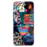 Cekuonline Honor Magic 8 Lite Kılıf, Be Happy Temalı Desenli, Darbe Emici Silikon