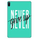 Cekuonline Huawei MatePad Pro 10.8" ile Uyumlu Kılıf, Desenli Silikon, Asla Pes Etme avonm-v-cvr459171