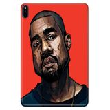 Cekuonline Huawei MatePad Pro 10.8" ile Uyumlu Kılıf, Desenli Silikon, Kanye, Çok Renkli avonm-v-cvr459243