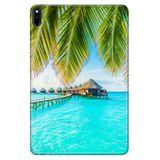 Cekuonline Huawei MatePad Pro 10.8" ile Uyumlu Kılıf, Desenli Silikon, Maldiv, Çok Renkli avonm-v-cvr459267