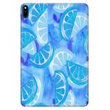 Cekuonline Huawei MatePad Pro 10.8" ile Uyumlu Kılıf, Desenli Silikon, Mavi Limon avonm-v-cvr459271