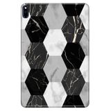 Cekuonline Huawei MatePad Pro 10.8" ile Uyumlu Kılıf, Desenli Silikon, Petek Mermer, Çok Renkli avonm-v-cvr459295