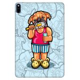 Cekuonline Huawei MatePad Pro 10.8" ile Uyumlu Kılıf, Desenli Silikon, Pug, Çok Renkli avonm-v-cvr459304