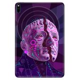 Cekuonline Huawei MatePad Pro 10.8" ile Uyumlu Kılıf, Desenli Silikon, Tanrıça Mandala, Çok Renkli avonm-v-cvr459333