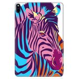 Cekuonline Huawei MatePad Pro 10.8" ile Uyumlu Kılıf, Desenli Silikon, Zebra, Çok Renkli avonm-v-cvr459352