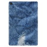 Cekuonline Huawei Matepad T10 9.7" ile Uyumlu Tablet Kılıfı, Desenli Silikon, Jean avonm-v-cvr459633