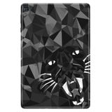Cekuonline Huawei Matepad T10 9.7" ile Uyumlu Tablet Kılıfı, Desenli Silikon, Kaplan Prizma, Çok Renkli avonm-v-cvr459643