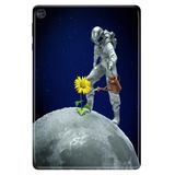Cekuonline Huawei MatePad T10S ile Uyumlu 10.1" Tablet Kılıfı, Desenli Silikon, Astronot PopArt, Çok Renkli avonm-v-cvr459769