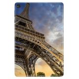 Cekuonline Huawei MatePad T10S ile Uyumlu 10.1" Tablet Kılıfı, Desenli Silikon, Eyfel Paris avonm-v-cvr459800