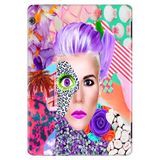Cekuonline Huawei Mediapad T3 9.6" ile Uyumlu Tablet Kılıfı, Desenli Silikon, Art Eyes avonm-v-cvr459962
