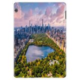 Cekuonline Huawei Mediapad T3 9.6" ile Uyumlu Tablet Kılıfı, Desenli Silikon, Central Park avonm-v-cvr459979