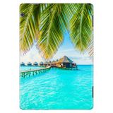 Cekuonline Huawei Mediapad T3 9.6" ile Uyumlu Tablet Kılıfı, Desenli Silikon, Maldiv avonm-v-cvr460063