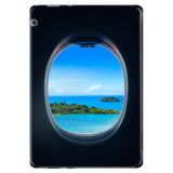 Cekuonline Huawei Mediapad T3 9.6" ile Uyumlu Tablet Kılıfı, Desenli Silikon, Uçaktan Bakış avonm-v-cvr460134