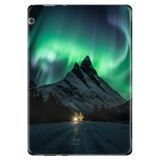 Cekuonline Huawei MediaPad T5 10.1" ile Uyumlu Tablet Kılıfı, Desenli Silikon, Kuzey Işıkları, Çok Renkli avonm-v-cvr460254