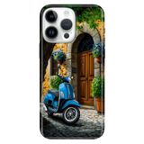 Cekuonline iPhone 15 Pro Max ile Uyumlu Kılıf, Şirin Evim Temalı Desenli, Darbe Emici Silikon