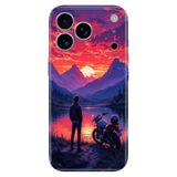 Cekuonline iPhone 17 Pro Max ile Uyumlu Motorum ve Ben Temalı Desenli Darbe Emici Silikon Kılıf, Çok Renkli