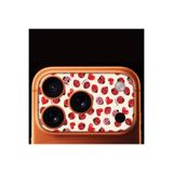 Cekuonline iPhone 17 Pro Max Tam Kaplayan Kamera Çerçeve Koruyucu Desenli Baskılı - LOVE-BUG