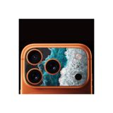 Cekuonline iPhone 17 Pro Max Tam Kaplayan Kamera Çerçeve Koruyucu Desenli Baskılı - OCEAN