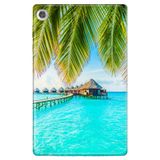 Cekuonline Lenovo M10+ Plus TB-X606F ile Uyumlu Tablet Kılıfı, Desenli Silikon, Maldiv avonm-v-cvr451506