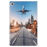 Cekuonline Lenovo M10+ Plus TB-X606F ile Uyumlu Tablet Kılıfı, Desenli Silikon, Passenger avonm-v-cvr451531