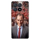 Cekuonline Poco X6 Pro ile Uyumlu Silikon Kılıf, Canım Atam İzindeyiz Temalı, Darbe Emici, Çok Renkli