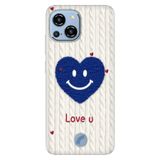 Cekuonline Reeder S23 Pro Max ile Uyumlu Kılıf, Love U Temalı Desenli, Darbe Emici Silikon