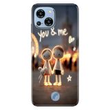 Cekuonline Reeder S23 Pro Max ile Uyumlu Kılıf, You And Me Forever Temalı Desenli, Darbe Emici Silikon