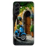 Cekuonline Samsung Galaxy A15 ile Uyumlu Şirin Evim Temalı Desenli Darbe Emici Silikon Kılıf, Çok Renkli