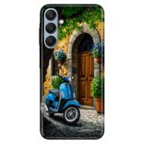 Cekuonline Samsung Galaxy A26 ile Uyumlu Şirin Evim Temalı Desenli Darbe Emici Silikon Kılıf, Çok Renkli