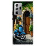 Cekuonline Samsung Galaxy Note 20 Ultra ile Uyumlu Kılıf, Şirin Evim Temalı Desenli, Darbe Emici Silikon