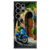 Cekuonline Samsung Galaxy S24 Ultra ile Uyumlu Kılıf, Şirin Evim Temalı Desenli, Darbe Emici Silikon