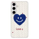 Cekuonline Samsung Galaxy S25 FE ile Uyumlu Love U Temalı Desenli Darbe Emici Silikon Kılıf