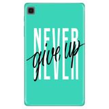Cekuonline Samsung Galaxy Tab S6 Lite SM-P610 10.4" ile Uyumlu Desenli Silikon Kılıf, Asla Pes Etme avonm-v-cvr453201