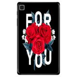 Cekuonline Samsung Galaxy Tab S6 Lite SM-P610 10.4" ile Uyumlu Desenli Silikon Kılıf, For You avonm-v-cvr453238
