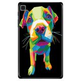 Cekuonline Samsung Galaxy Tab S6 Lite SM-P610 10.4" ile Uyumlu Kılıf, Desenli Silikon, Yavru Pitbull, Çok Renkli avonm-v-cvr453379