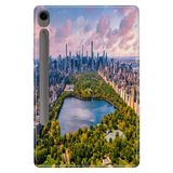Cekuonline Samsung Galaxy Tab S9 FE SM-X510 10.9" ile Uyumlu Desenli Silikon Kılıf, Central Park avonm-v-cvr454009