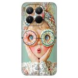 Cekuonline Xiaomi Mi 15T ile Uyumlu Kılıf, Donut Güzeli Temalı Desenli, Darbe Emici Silikon