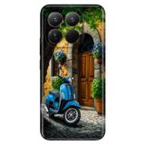 Cekuonline Xiaomi Mi 15T ile Uyumlu Şirin Evim Temalı Desenli Darbe Emici Silikon Kılıf, Çok Renkli