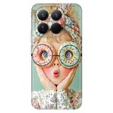 Cekuonline Xiaomi Mi 15T Pro ile Uyumlu Kılıf, GirlDonut Temalı Desenli, Darbe Emici Silikon